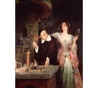 XcBAIHOUD Pinturas Famosas Figura Pintura Famosos Cuadros il Laboratorio di John Collier para Regalo 60x90cm