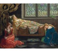 XcBAIHOUD Pinturas Famosas Figura Pintura Famosos Cuadros la bella addormentata di John Collier para Regalo 60x90cm