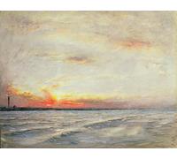 XcBAIHOUD Pinturas Famosas Figura Pintura Famosos Cuadros Port Said Saida Libano di Albert Goodwin para Regalo 60x90cm