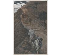 XcBAIHOUD Pinturas Famosas Figura Pintura Famosos Cuadros San Pietro e San seguono da lontano di Jacques para Regalo 60x90cm