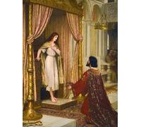 XcBAIHOUD Pinturas Famosas Lienzo con Imagen Impresion Lienzo il re e la mendicante di Edmund Blair Leighton para Regalo 60x90cm