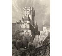 XcBAIHOUD Pinturas Famosas Lienzo Imagen Lienzo Murales l'Alcazar prima di David Roberts para Regalo 60x90cm