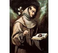 XcBAIHOUD Pinturas Famosas Lienzo Imagen Lienzo Murales Ritratto di Sant'Antonio da Padova di El Greco para Regalo 60x90cm