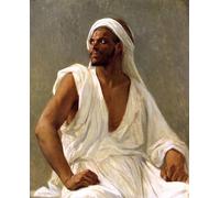 XcBAIHOUD Pinturas Famosas Lienzo Imagen Lienzo Murales Ritratto di un arabo - Alexandre Cabanel para Regalo 60x90cm