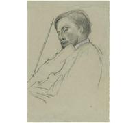 XcBAIHOUD Pinturas Famosas Mural Pintura Cuadros Popular Il violinista Pierre Cecile Puvis De Chavannes para Regalo 60x90cm
