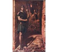 XcBAIHOUD Pinturas Famosas Mural Pintura Cuadros Popular Illustrazione fedele fino alla morte dalla biblioteca mondiale dei migliori libri di Edward Poynter para Regalo 60x90cm