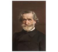 XcBAIHOUD Pinturas Famosas Mural Pintura Cuadros Popular Portrait of Giuseppe Verdi by Giovann para Regalo 60x90cm