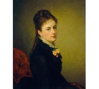 XcBAIHOUD - Póster de arte famoso con impresión artística de Roxana Atwater Wentworth por George Peter Alexander Healy para decoración del hogar, 60 x 90 cm