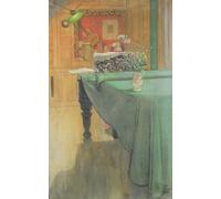 XcBAIHOUD Reproducción de lienzo Abstracto Cuadro Pinturas Murales Brita al pianoforte di Carl Larsson para Decoración de Paredes 60x90cm