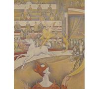 XcBAIHOUD Reproducción de lienzo Abstracto Cuadro Pinturas Murales il Circo di Georges Seurat para Decoración de Paredes 60x90cm