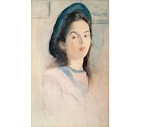 XcBAIHOUD Reproducción de lienzo Abstracto Cuadro Pinturas Murales Ritratto di donna di Valentin Aleksandrovich Serov para Decoración de Paredes 60x90cm