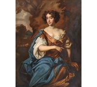XcBAIHOUD Reproducción de lienzo Figura Pintura Famosos Cuadros Catherine Sedley Contessa di Peter Lely para Decoración de Paredes 60x90cm