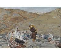 XcBAIHOUD Reproducción de lienzo Figura Pintura Famosos Cuadros lo scriba si alzò per tentare Gesù di Jacques para Decoración de Paredes 60x90cm