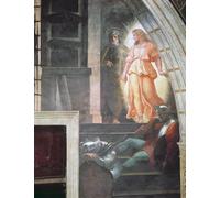 XcBAIHOUD Reproducción de lienzo Figura Pintura Famosos Cuadros San Pietro Fugge Con L'Angelo Di Raffaello Sanzio Raffaello para Decoración de Paredes 60x90cm