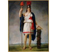 XcBAIHOUD Reproducción de lienzo Lienzo con Imagen Impresion Lienzo Allegoria della Repubblica di Antoine Jean Gros para Decoración de Paredes 60x90cm