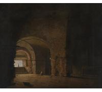 XcBAIHOUD Reproducción de lienzo Lienzo con Imagen Impresion Lienzo il prigioniero di Wright di Derby para Decoración de Paredes 60x90cm