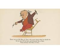 XcBAIHOUD Reproducción de lienzo Lienzo Imagen Lienzo Murales C'era un vecchio Perù che non sapeva mai cosa avrebbe dovuto fare di Edward Leaars para Decoración de Paredes 60x90cm