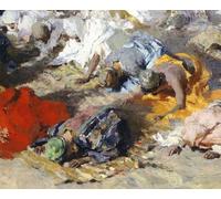 XcBAIHOUD Reproducción de lienzo Lienzo Imagen Lienzo Murales il Discorso di Maometto di Domenico Morelli para Decoración de Paredes 60x90cm