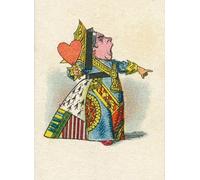 XcBAIHOUD Reproducción de lienzo Lienzo Imagen Lienzo Murales la Regina di Cuori di John Tenniel para Decoración de Paredes 60x90cm