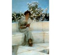 XcBAIHOUD Reproducción de lienzo Lienzo Imagen Lienzo Murales l'anno Alla primavera Tutto va bene per il mondo di Lawrence Alma-tadema para Decoración de Paredes 60x90cm