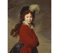 XcBAIHOUD Reproducción de lienzo Lienzo Imagen Lienzo Murales Ritratto della duchessa Anna Feodorovna della principessa russa di Elisabeth Louise Vigee Lebrun para Decoración de Paredes 60x90cm