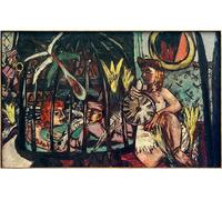 XcBAIHOUD Reproducción de lienzo Mural Pintura Cuadros Popular Il sogno del soldato di Max Beckmann para Decoración de Paredes 60x90cm