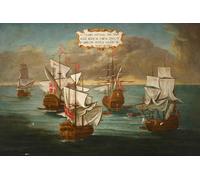 XcBAIHOUD Reproducción de lienzo Mural Pintura Cuadros Popular l'Ordine Sotto il Comando di Frere Giuseppe De Langu si Prepara al Combattimento di Scuola Maltese para Decoración de Paredes 60x90cm