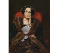 XcBAIHOUD Reproducción de lienzo Mural Pintura Cuadros Popular Ritratto di signora di Jean-léon para Decoración de Paredes 60x90cm