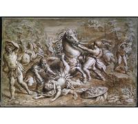 XcBAIHOUD Reproducción de lienzo Mural Pintura Cuadros Popular the Conversion of Saint Paul by Pietro Da Cortona para Decoración de Paredes 60x90cm