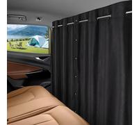 XCBYT Cortina Divisoria Coche Desmontable, Protección Privacidad y Oscurecimiento Total Cortinas Divisorias Furgoneta, Ideal Furgoneta Camper, Autocaravana, Todos los Vehículos 160 x 106 cm