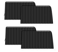 XCBYT Parasol Coche 4 Piezas, Parasol Coche Lateral Magnetico, Parasol Ventana Coche, Cortinas Camper con Protección UV