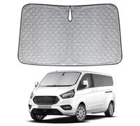XCBYT Parasol Coche Delantero para Ford Transit Custom 2021-2024, Engrosada Parasol Parabrisas, Plegable Protector Solar Coche, Mantén tu Coche Fresco, Anti UV Rayos y el Calor