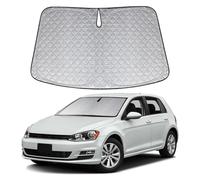 XCBYT Parasol Coche Delantero para VW Golf 7 2015-2021, Engrosada Parasol Parabrisas, Plegable Protector Solar Coche, Mantén tu Coche Fresco, Anti UV Rayos y el Calor