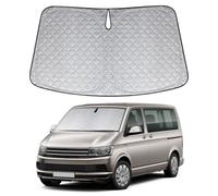 XCBYT Parasol Coche Delantero para VW T5 T6, Engrosada Parasol Parabrisas, Plegable Protector Solar Coche, Mantén tu Coche Fresco, Anti UV Rayos y el Calor