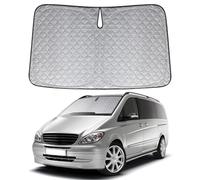 XCBYT Parasol Coche Delantero Plegable Compatible con Mercedes Vito 2014-2024, Engrosada Parasol Parabrisas, Plegable Protector Solar Coche, Mantén tu Coche Fresco, Anti UV Rayos y el Calor