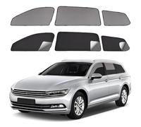 XCBYT Parasol Coche Lateral para VW Passat B8 Variant 2016-2022, Ventanas Magnetico Coche Pantalla de Privacidad Oscurecedor, Protector Solar Coche Transpirable, Camping
