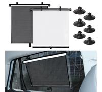 XCBYT Parasol para ventana de coche para bebé, parasol retráctil para bebé, ventana lateral, protección UV y protacción de calor (49,9 x 47 cm)
