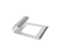 XCC Soporte for computadora portátil Soporte de pie Accesorios de Oficina Cama de Escritorio Radiador Elevado Base de Soporte de Almohadilla elevada (Color : Silver)