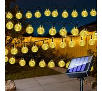 Xcdhemde® Guirnaldas Luces Exterior Solar-12M/100LED, Solar Lights Outdoor, 8 Modos IP65 Impermeable Para Decorar Jardines, Adecuado para Jardines, Patios, Terrazas, Fiestas, Bodas