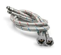 Xcel HomeTM 2 x M12 x1/2 BSP (500 mm) Grifo mezclador monomando para cocina o lavabo Conectores Flexi Tubos Tails (extremo macho corto) || Código del producto: FPM12-500S(X1) ||