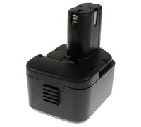 XCell Batería para Herramientas Hitachi (Equivalente a EB12B (Longitud x Anchura x Altura 98 x 72 x 104 mm, Voltaje 12 V, Peso 548 g, 2000 mAh, batería NI-MH) 142114