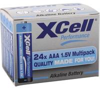 XCell Micro (AAA) - Pilas alcalinas de manganeso de 1,5 V, 24 unidades