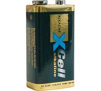XCell Performance 115357 6LR61 - Batería alcalina de 9 V (en blíster de cartón, Rendimiento óptimo, Alta Densidad de energía, Larga duración)