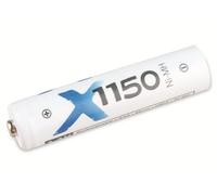 XCell X1150 146985 - Juego de 4 Pilas AAA (Voltaje 1,2 V, Altura 44,5 mm, diámetro de 10,5 mm, 850 mAh, batería NI-MH, Recargable)
