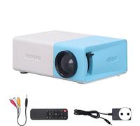 Xcello Mini Proyector 1080P HD Altavoz Incorporado Tamaño Mini Proyector Portátil De Imagen De Reflexión Difusa para Películas De Juegos 100-240V(EU)