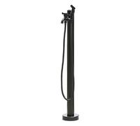 XCHSXYL 304 Stainless Steel Garden Water Column Cylindrical Vertical Irrigation Post with Black Faucet for Outdoor Watering and Yard Irrigation System