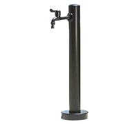 XCHSXYL 304 Stainless Steel Vertical Garden Water Column, Freestanding Hose Stand with Hook Faucet, Freestanding Faucet Antifreeze Faucet, for Irrigation and Wash（60cm/23.6in）