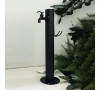 XCHSXYL 304 Stainless Steel Vertical Garden Water Column with Hose Stand - Outdoor Anti-Freeze Faucet Courtyard(Schwarz,A Style)