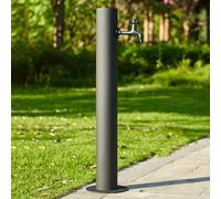 XCHSXYL 304 Stainless Steel Water Column - Outdoor Floor Mount Faucet, Antifreeze Hydrant with Hose Stand for Irrigation and Fountain,A Style-Side Water Inlet