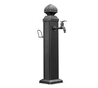 XCHSXYL Aluminum Alloy Garden Water Column with Outdoor Faucet for Patio Villa Decor Floor Mount Outdoor Water Tap with Airbrush (Medium)